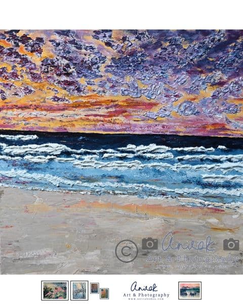 Bondi Beach — painting by Anirak Edza