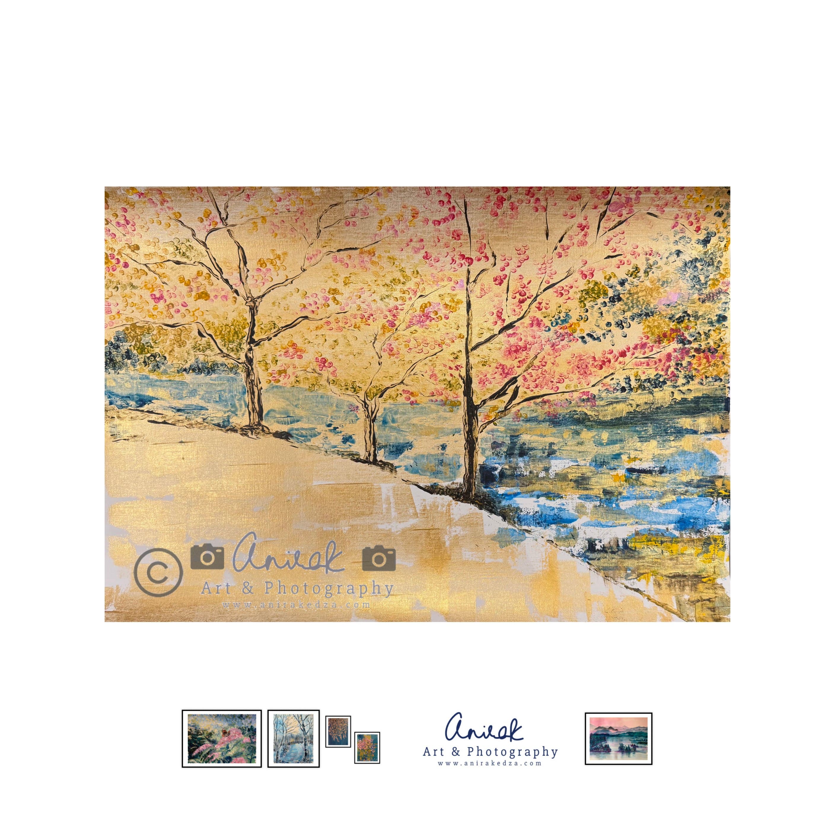 Autumnal on a Japanese Holiday — painting by Anirak Edza