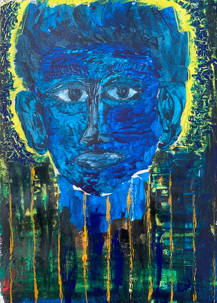 Little Boy Blue — painting by Anirak Edza