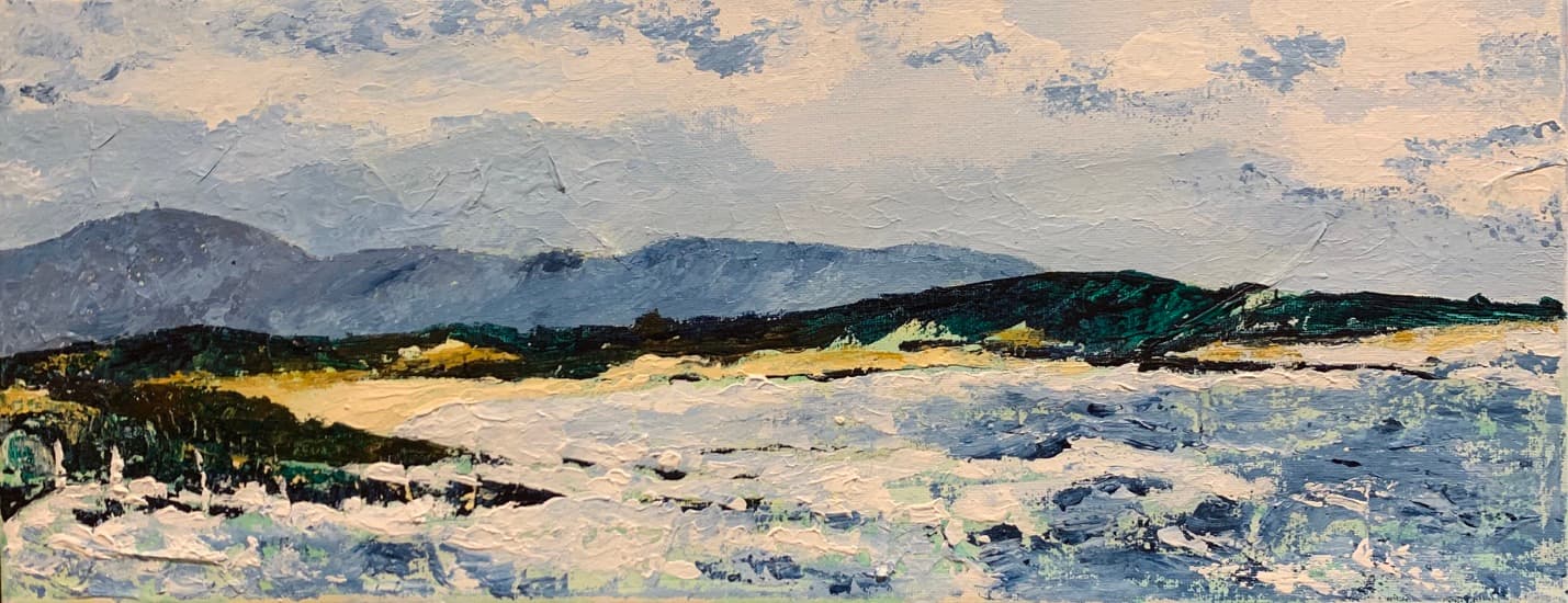 Seashore — painting by Anirak Edza