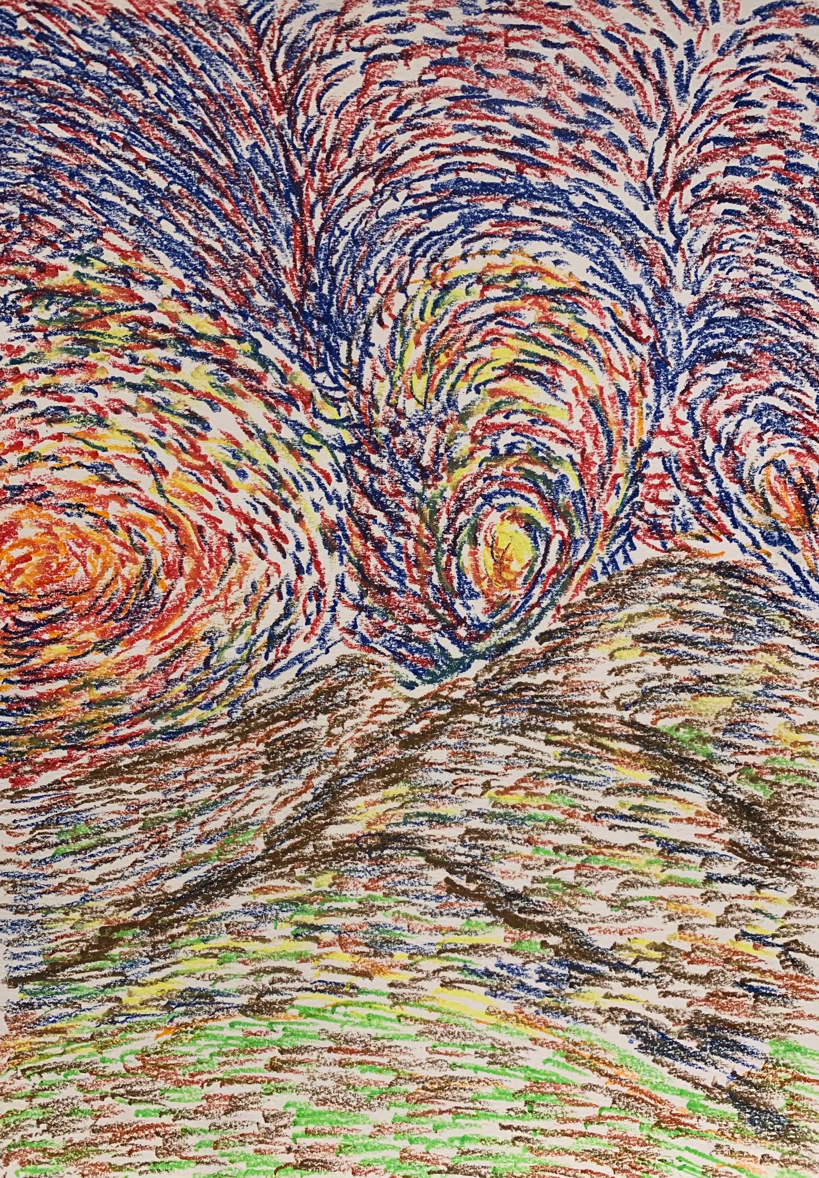 Canberra Skies — painting by Anirak Edza